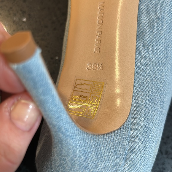 MARION PARKE Denim heels - Picture 8 of 8